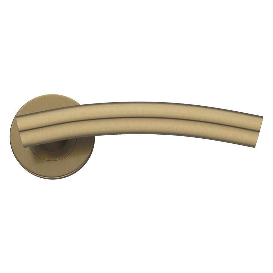 Turin Antique Brass Door Handle