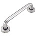 Eclipse D Shaped Pull Handle Rose 225 x 19mm - Satin Anodised Aluminium
