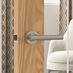 Cesano Polished Chrome Lever on Rose Door Handle