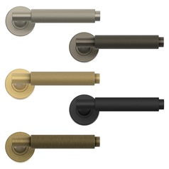 Iseo Knurled Lever On Rose