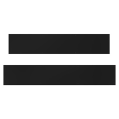 Matt Black Kick Plates Family