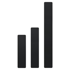 Matt Black Finger Plates Family