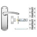 Garda Chrome Latch Handle Pack