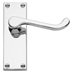 Victorian Scroll Chrome Latch Handle