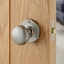 Satin Nickel Mortice Knob