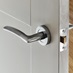 Newington Polished / Satin Rose Handle