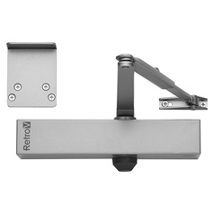Union Silver Retro Size 3-4 Door Closer