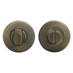 DFU0798 Antique Brass Thumbturn Cut Out