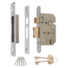 LAL1383 SN 76MM CE 5 Lever Sash Lock Cutout