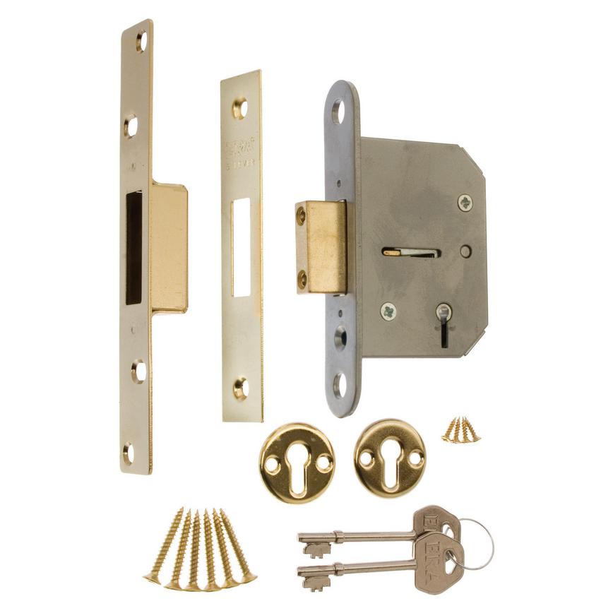 LAL1386 EB 76MM CE 5 Lever Dead Lock Cutout