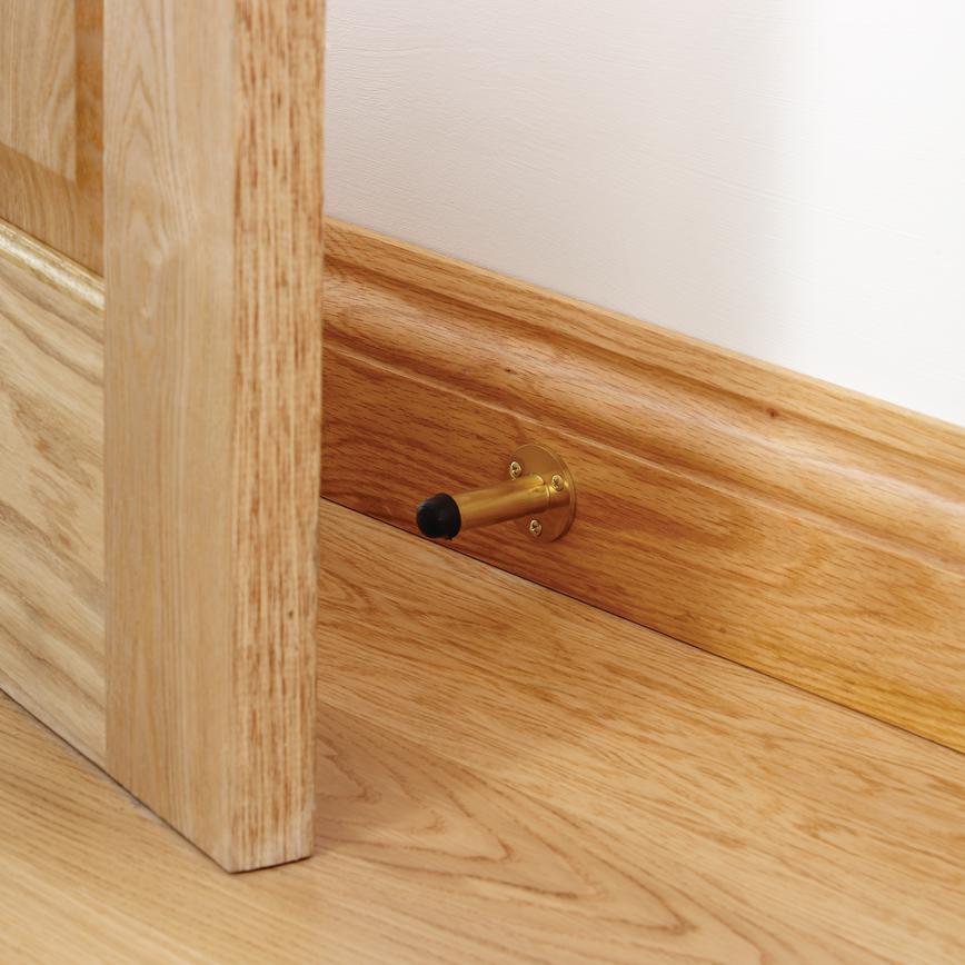 Wall Mounted Projection Cylinder Door Stop Howdens