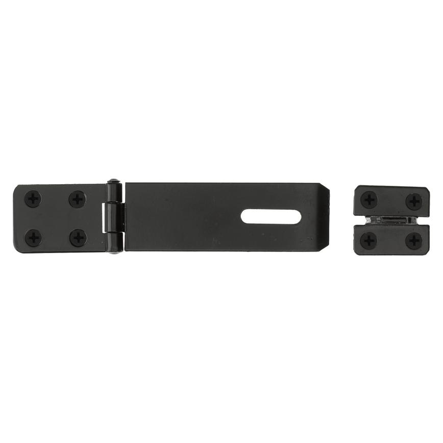 Black Safety Hasp and Staple 4.5"