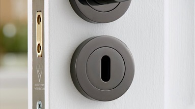Black Nickel Round Escutcheon