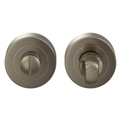 Antique Brass 53mm Round Bathroom Thumbturn and Release