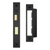 Matt Black 79mm Case 57mm Backset Bathroom Mortice Sashlock