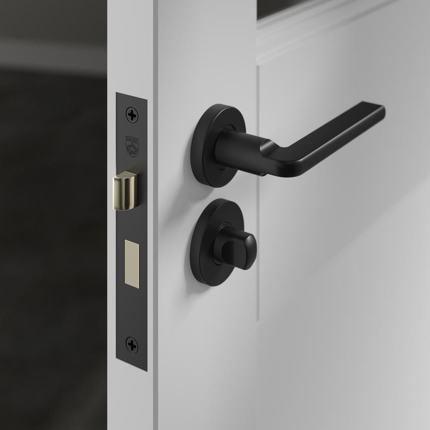 Bathroom Lock 2.5 Matt Black