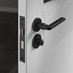 Bathroom Lock 2.5 Matt Black