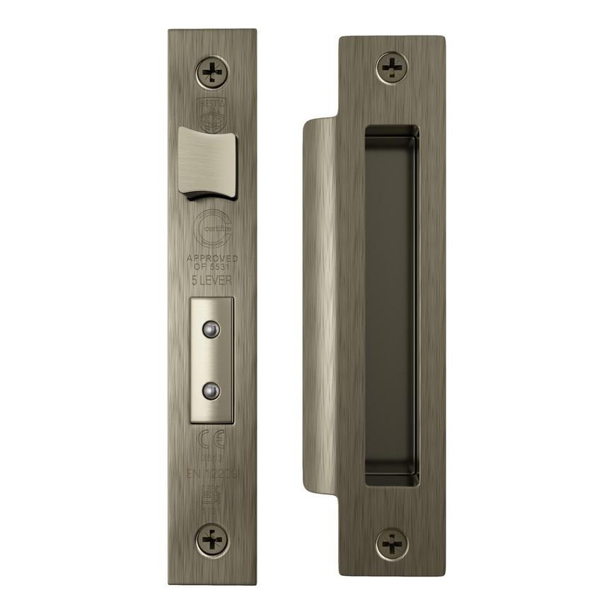 Sashlock  2.5 Fire RatedAntique Brass