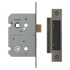 Eurospec Matt Bronze 67mm Case 46mm Backset Bathroom Mortice Sashlock