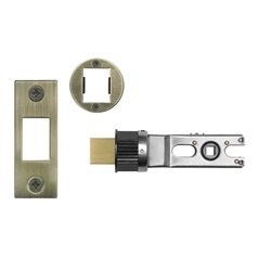 Jigtech Antique Brass 70mm Case 57mm Backset Quick Fit Bathroom Bolt