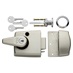 ERA Double Locking Nightlatch Satin Nickel Case & Cylinder (40mm & 60mm backset)