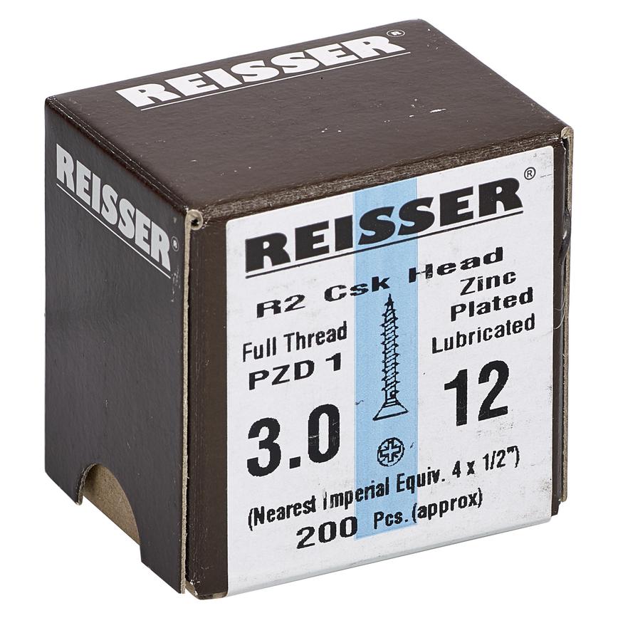 Reisser R2 Csk Head Screws box