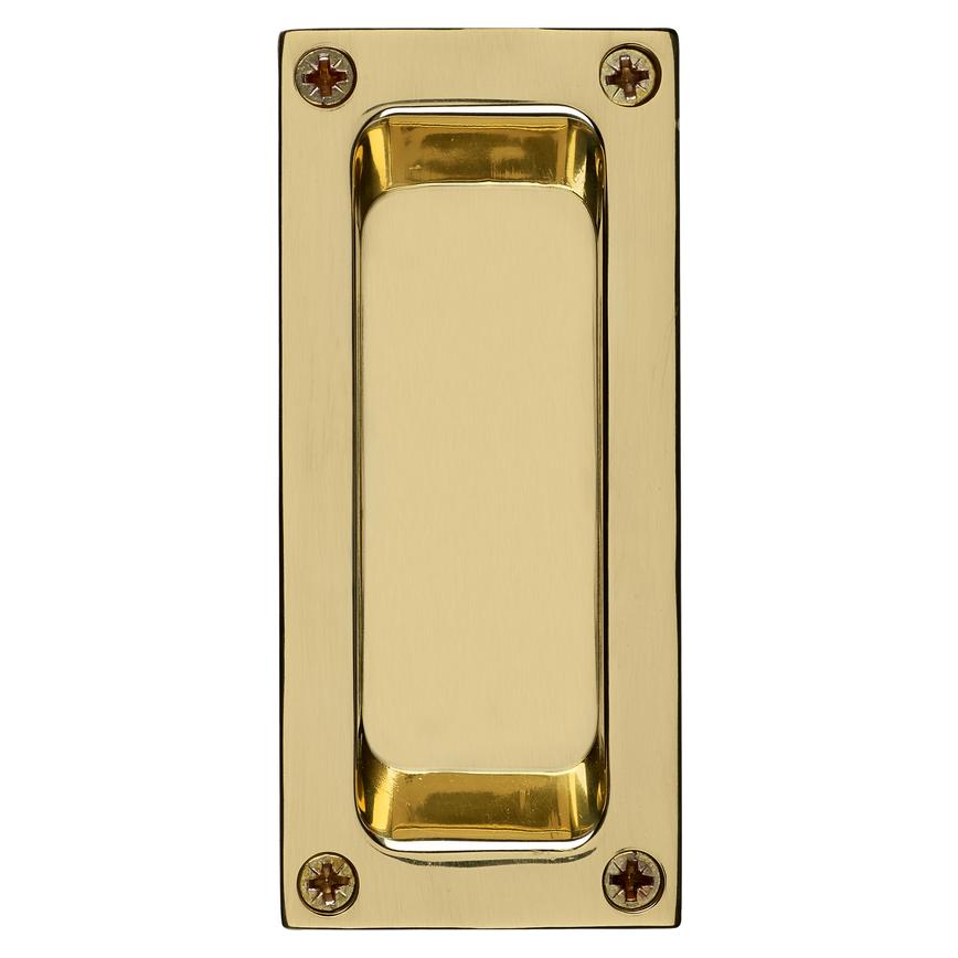 Polished Brass Flush Handle