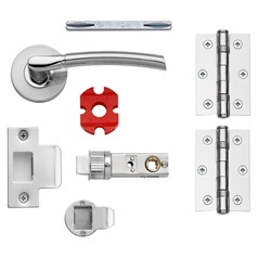 Newington Lever on Rose Jigtech Door Handle Pack