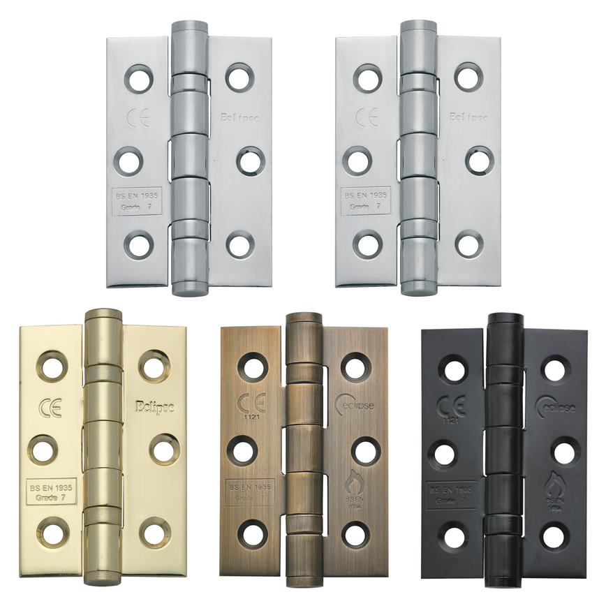 3" Stainless Steel Grade 7 Fire Rated Hinge Family
