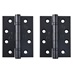 Eclipse Matt Black 102mm x 76mm Heavy Duty Grade 13 Ball Bearing Fire Rated Butt Hinge Pack of 2