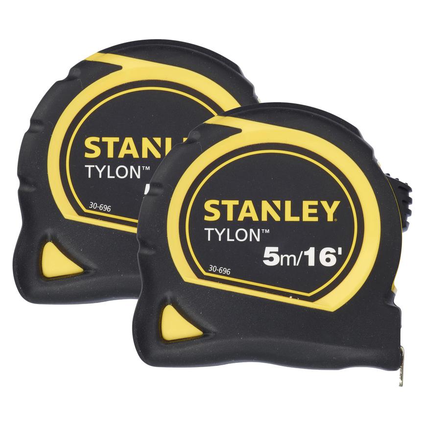 Stanley Tylon 5m Tape Measure 2 Pack