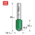 Trend 1/2in 9.5mm Drainer Groove Router Cutter Dimensions
