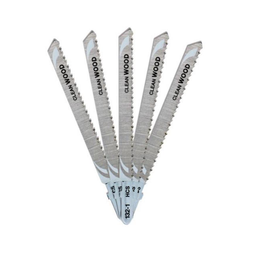 DeWalt 100mm T101BR T-Shank Wood Jigsaw Blades Pack of 5