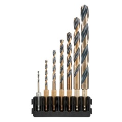 DeWalt Black & Gold Multi Construction Drill Bits 7 Piece Set