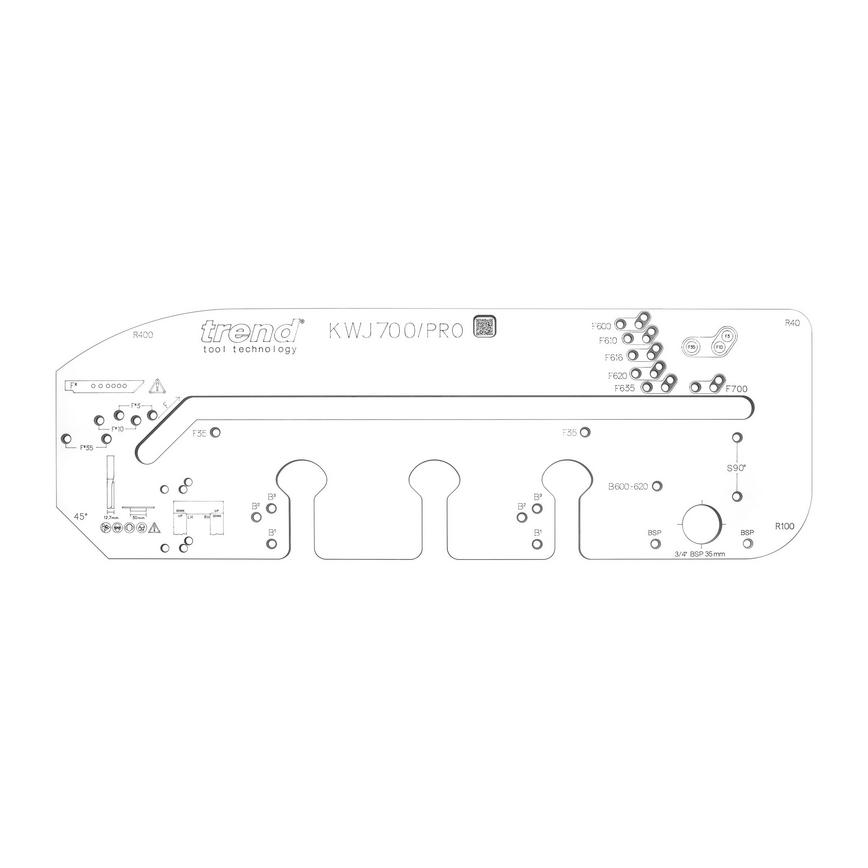 Trend 700 Professional Worktop Jig Sketch