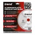 Trend 216mm x 30mm 64T Multi Material Mitre Saw Blade Packaging