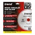 TLS5413 Trend 216mm x 30mm 60T Wood Mitre Saw Blade Packaging
