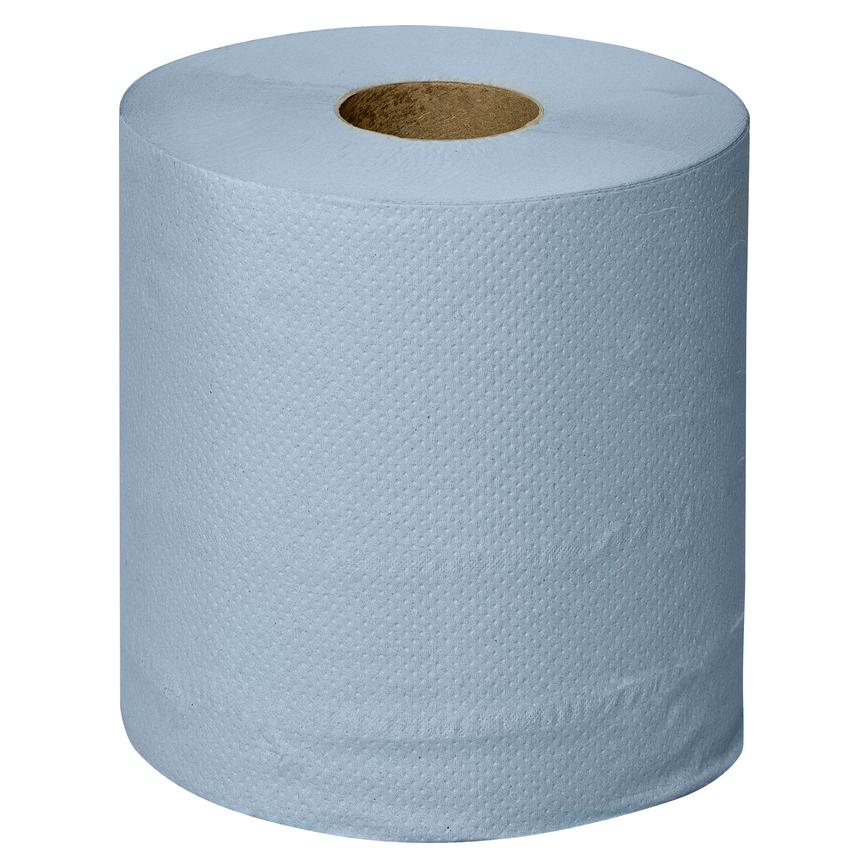 Blue paper roll