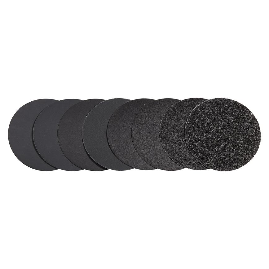 Velcro Silica Carbide Carbex Sheet Pads for Machine Polishing (Pack of 80, 10 of Each Size)