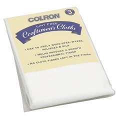 Colron Lint Free Craftsman's Cloths - Pack of 3