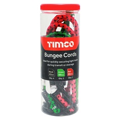 TIMCO Bungee Cords Assorted Pack of 8