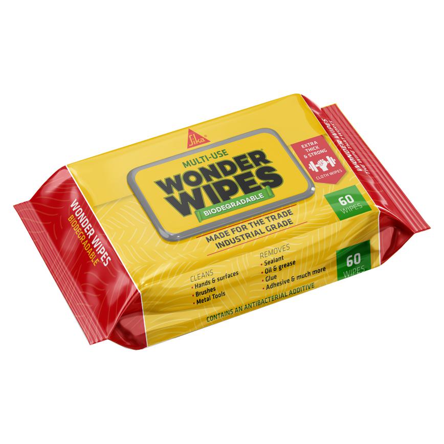 Sika Wonder Wipes Biodegradable 60pk