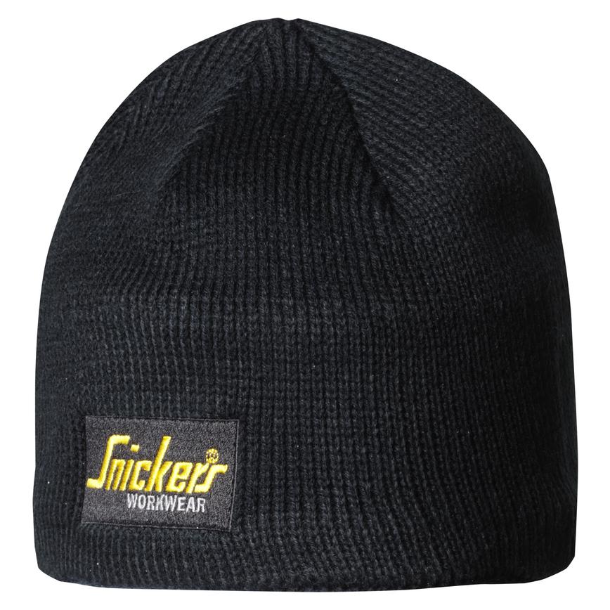 Snickers 9084 Logo Beanie Hat Black - One Size