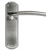 Dale Hardware Newington Lever on Backplate Satin Chrome Door Handle Single