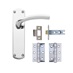 Yarwell Chrome Latch Handle Pack