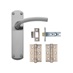 Yarwell Satin Nickel Latch Handle Pack