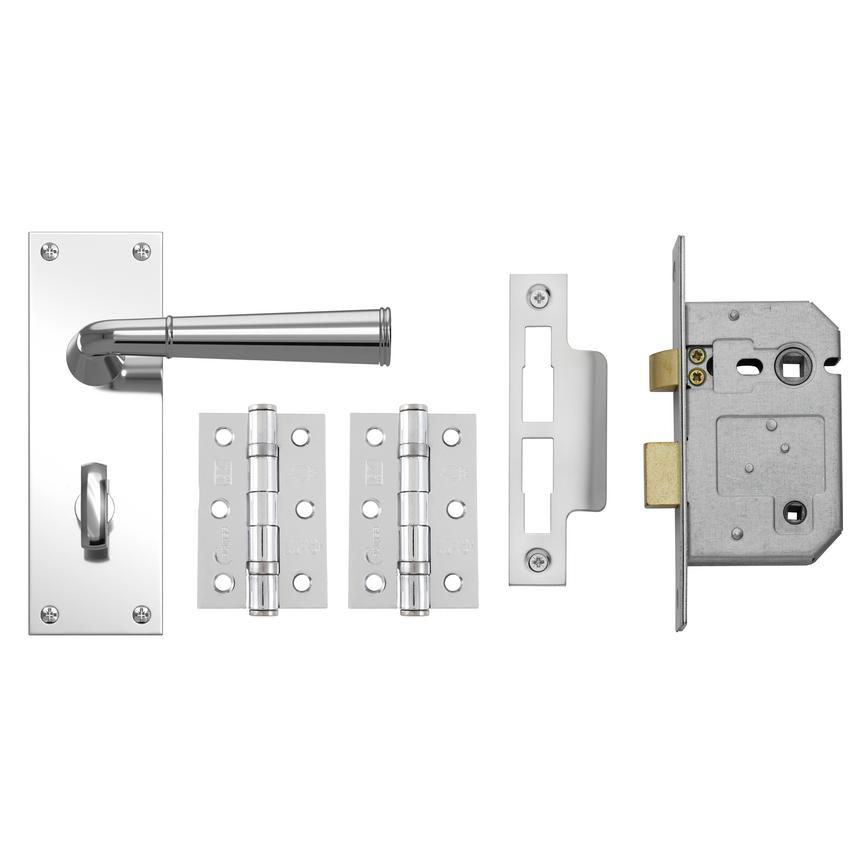 F&F Arno Pol Chr Bplate Bthrm Pk Primary