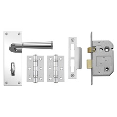 F&F Arno Pol Chr Bplate Bthrm Pk Primary