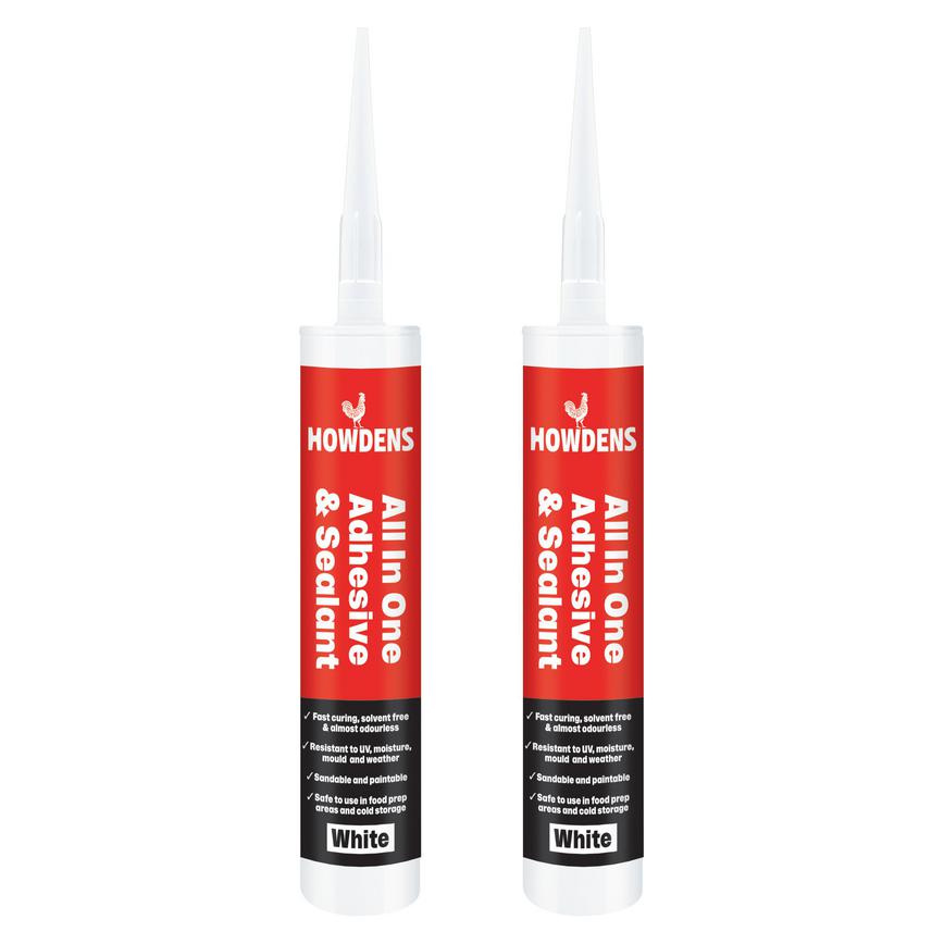 Howdens White Adhesive and Sealant