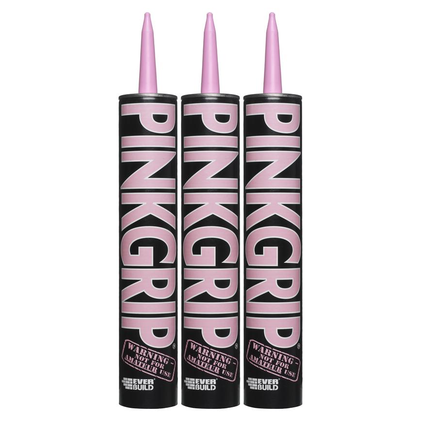 Pink Grip Solvented 3 Pack